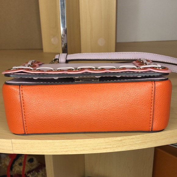 Kate Spade Pink and Orange Scalloped Bag - Picture 6 of 7